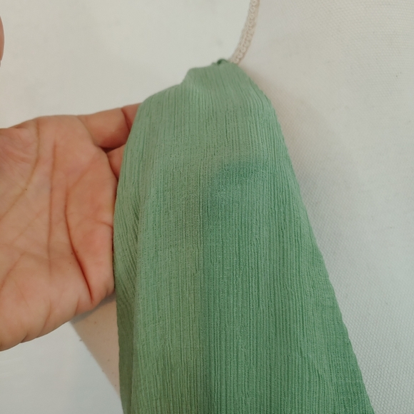 CUPSHE GREEN PLUNGE NECK DRESS NEW WITH TAG - Picture 8 of 14